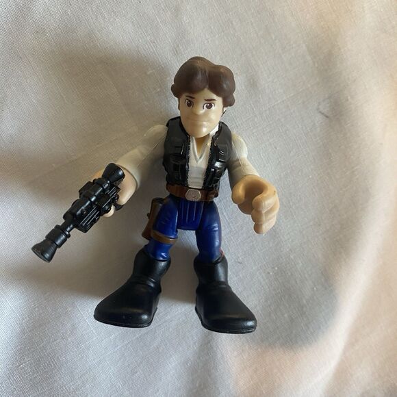 Star Wars Obi Wan Han Solo Chewbacca Clone Trooper Action Figures 3” Tall - Picture 4 of 10